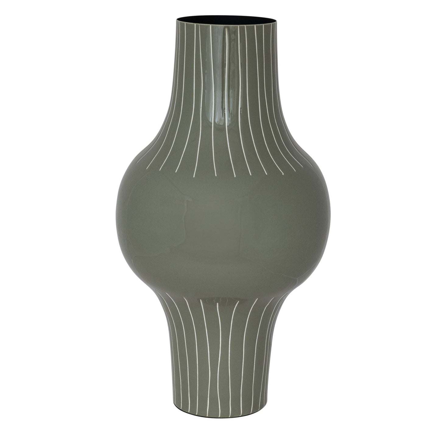 Enameled Organic Vase