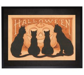 Halloween Cats Poster