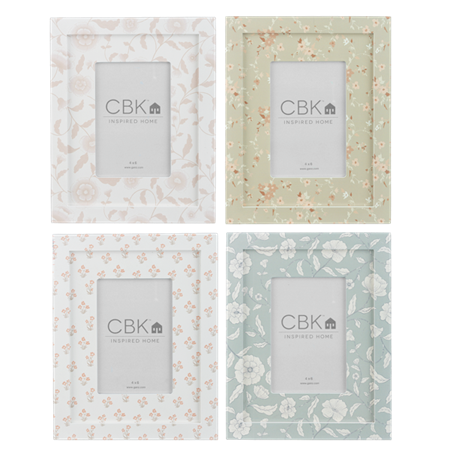 Vintage Floral 4x6 Frame
