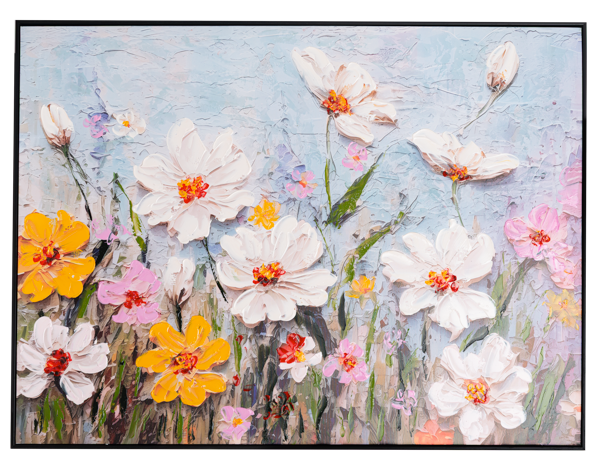 White Wildflower Artwork