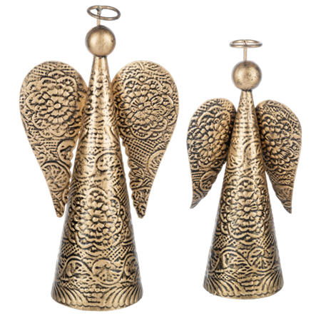 Embossed Gold Angel