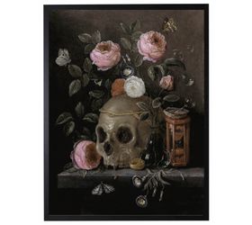 Skull with Roses