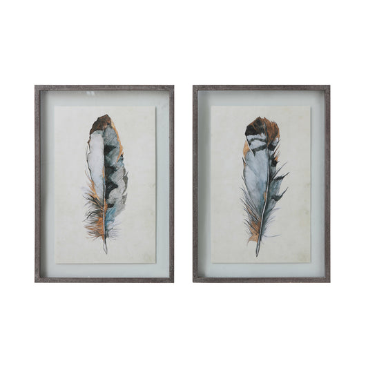 Feather Wall Decor
