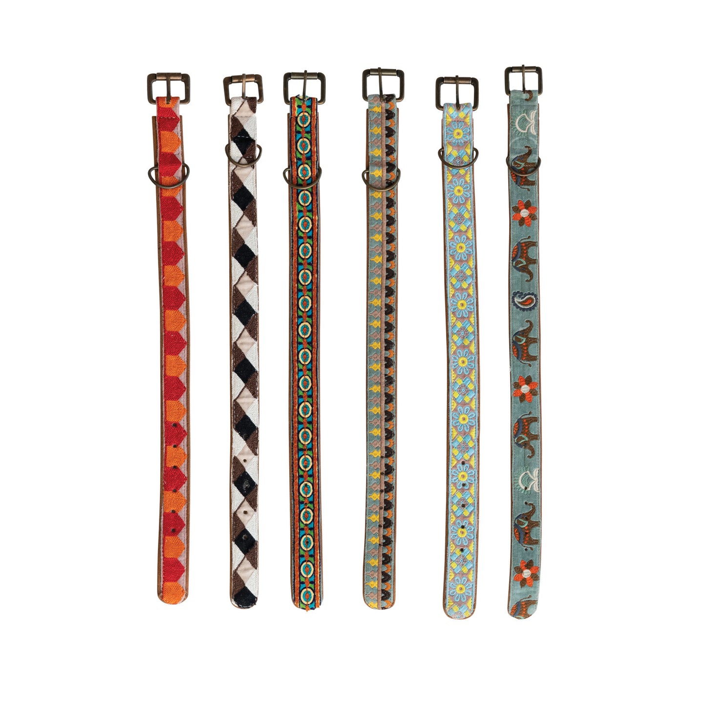 Cotton/Velvet Leather Dog Collar