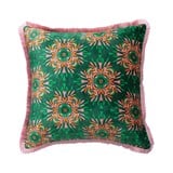 Velvet Fringe Pillow