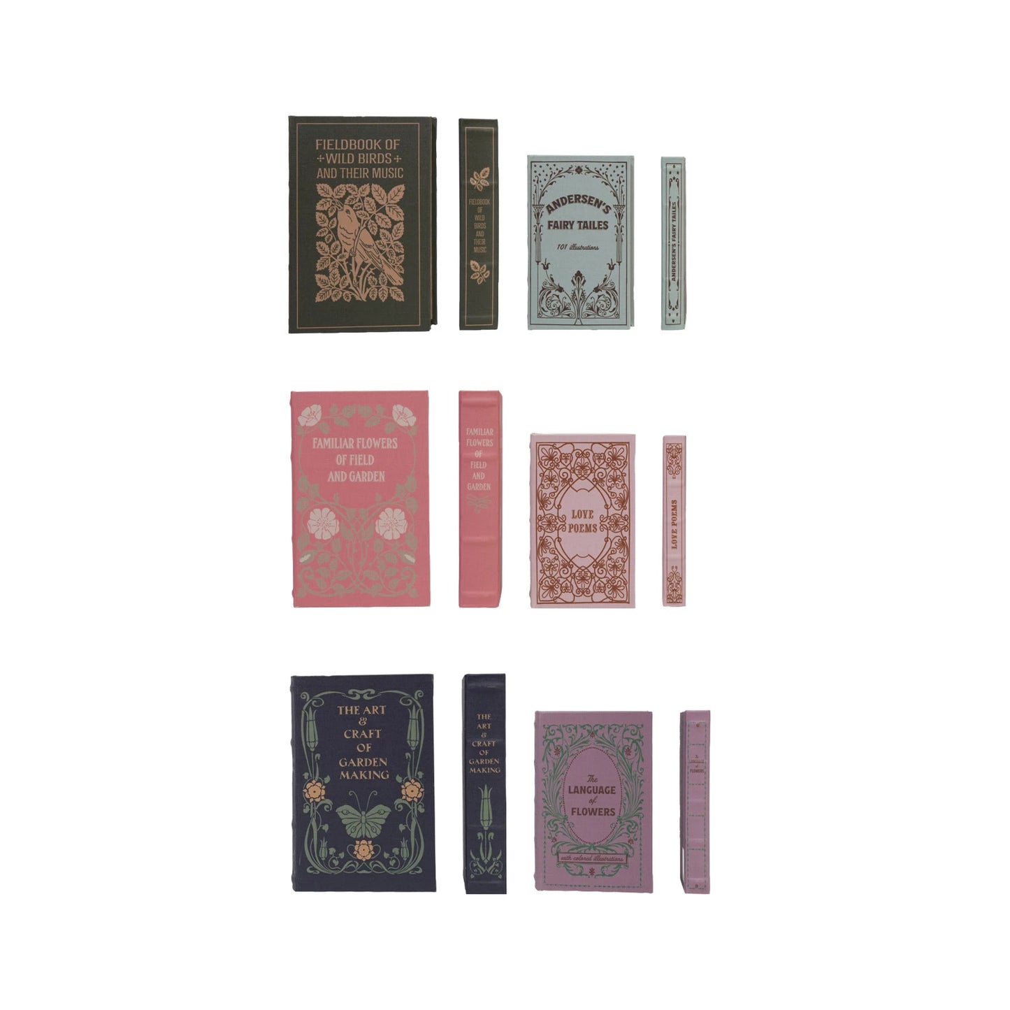 Linen Book Storage Set of 2