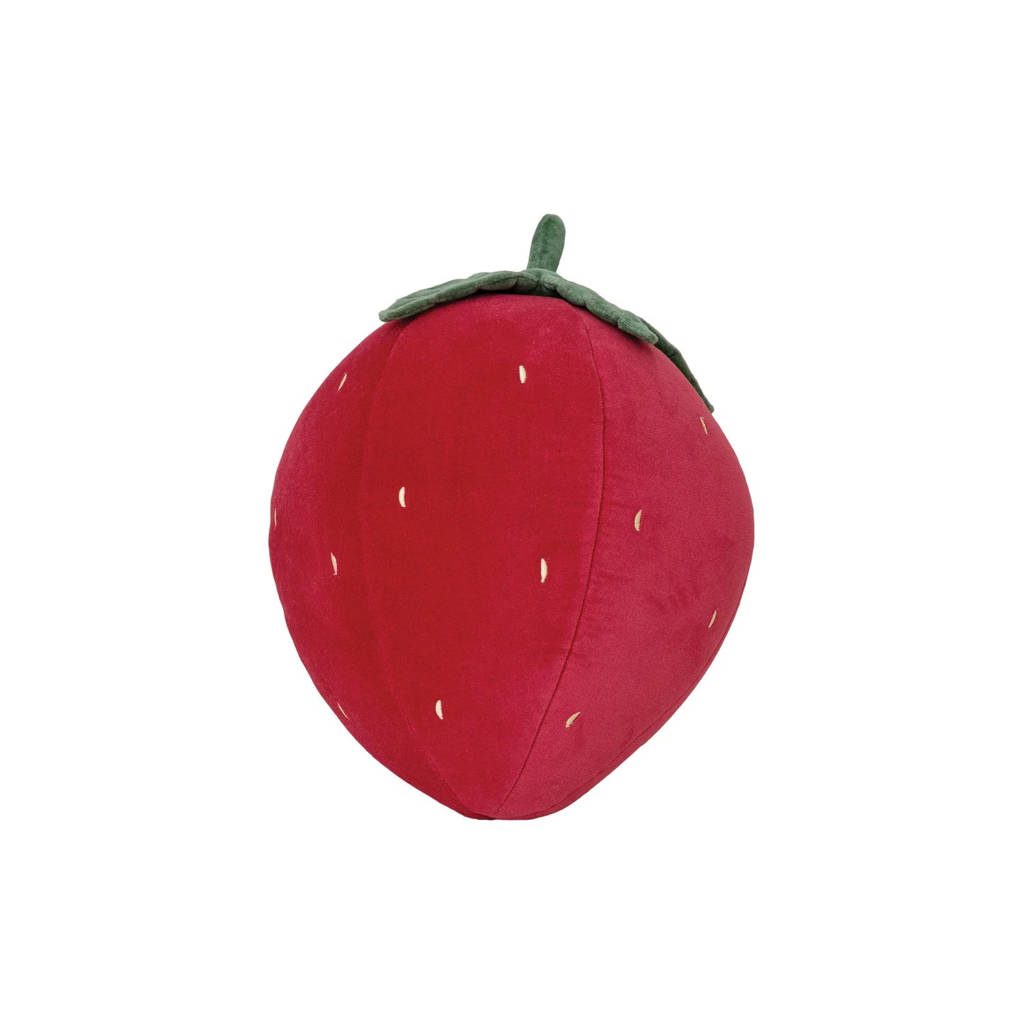 Velvet Strawberry Pillow