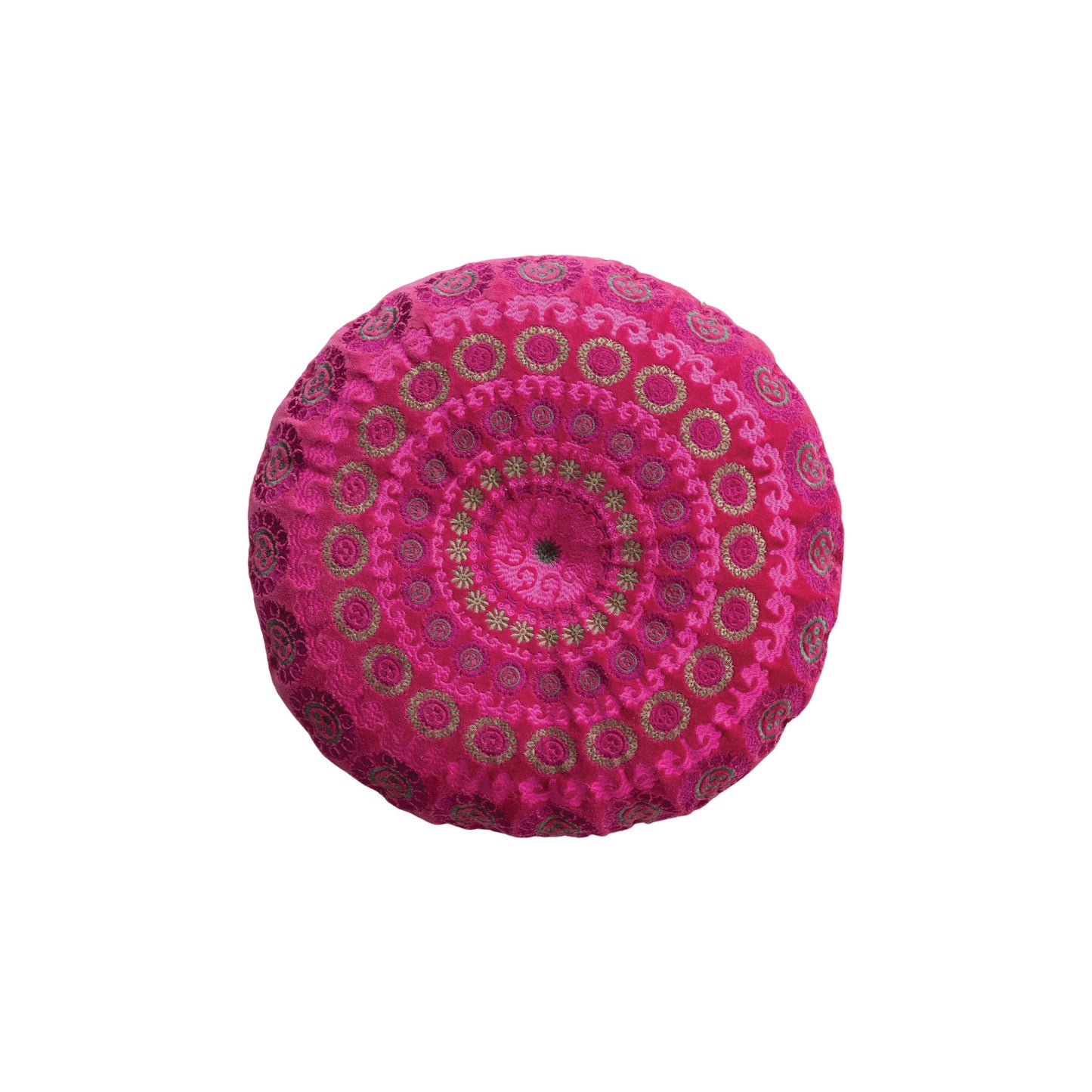 Bright Pink Velvet Pillow