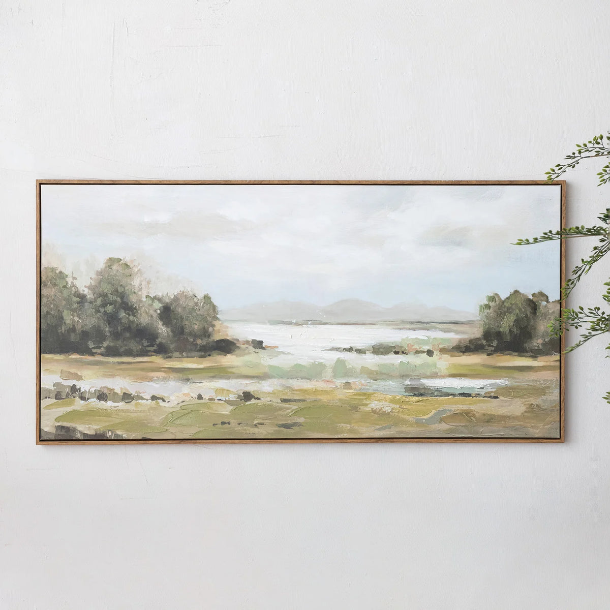 Wood Framed Landscape Canvas