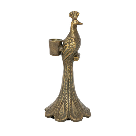Peacock Taper Holder