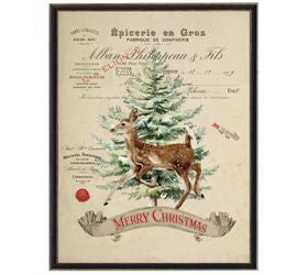 Deer Bookplate Art