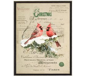 Cardinals on Bookplate Art