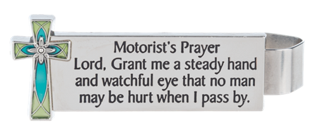 Motorist Prayer Visor Clip