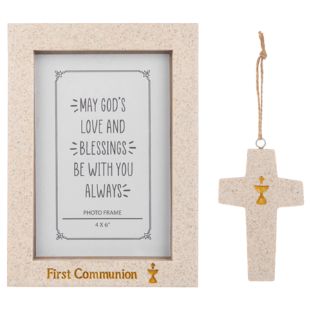 1st Communion Frame and Ornament Set
