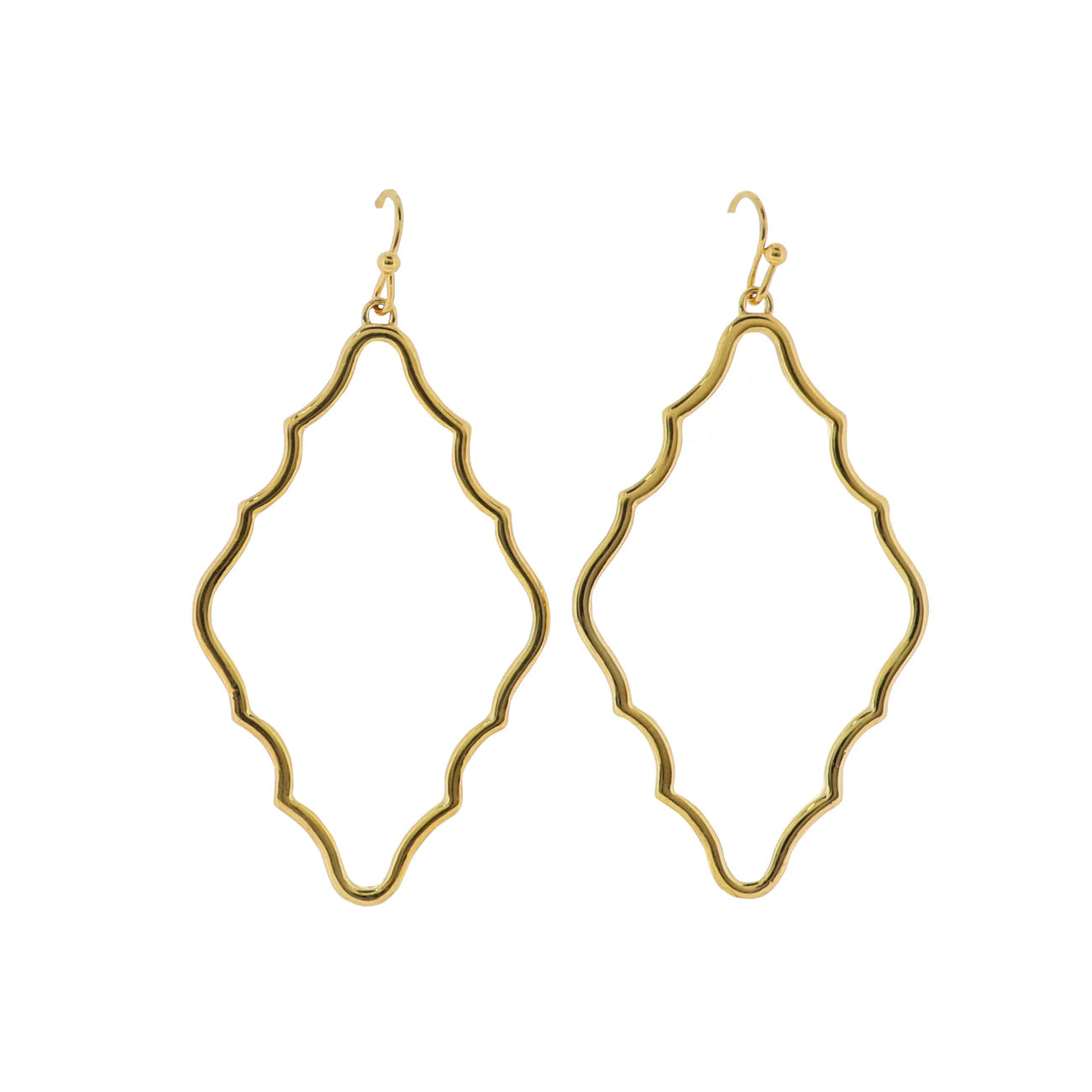18K Gold Plated Filagree Earrings