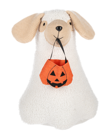 Dog Trick or Treat Figurine
