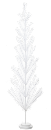4 Feet White Pompass Tree