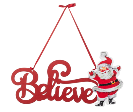 Believe Door Hanger