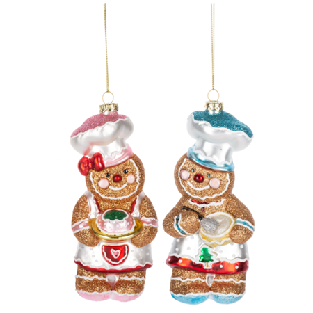 Gingerbread Baking Pal Ornament / Boy