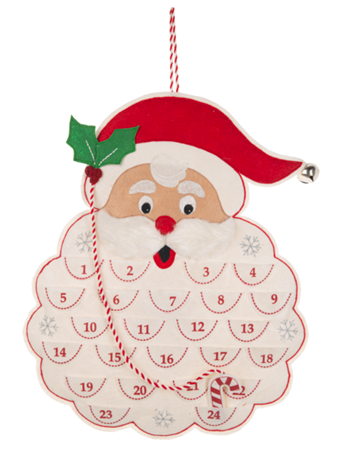 Santa Wall Advent Calendar
