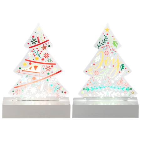 Light Up Holiday Tree Tabletop Figurine