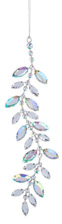 Crystal Ivy Swag Ornament