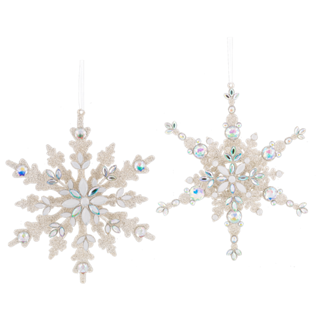 Jeweled Snowflake Ornament