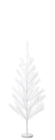 3 Feet White Pompass Tree
