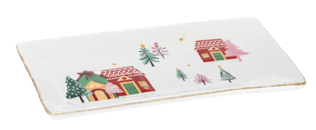 Holiday Scene Tray