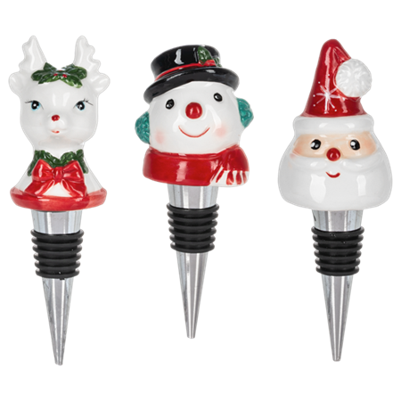 Christmas Wine Stopper