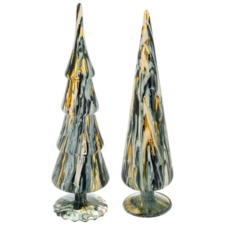 Green Marbleized Tree