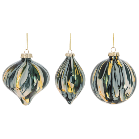 Marbleized Ornament