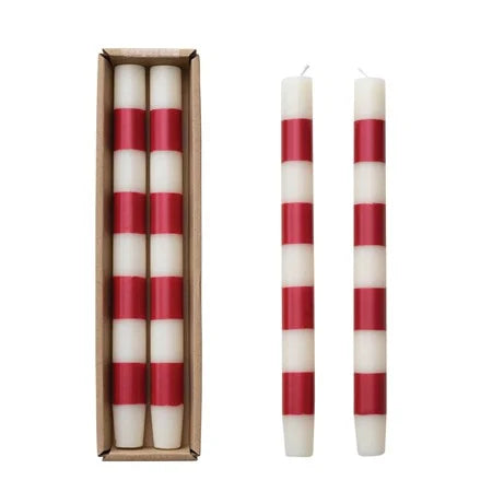 Red Stripe Tapers