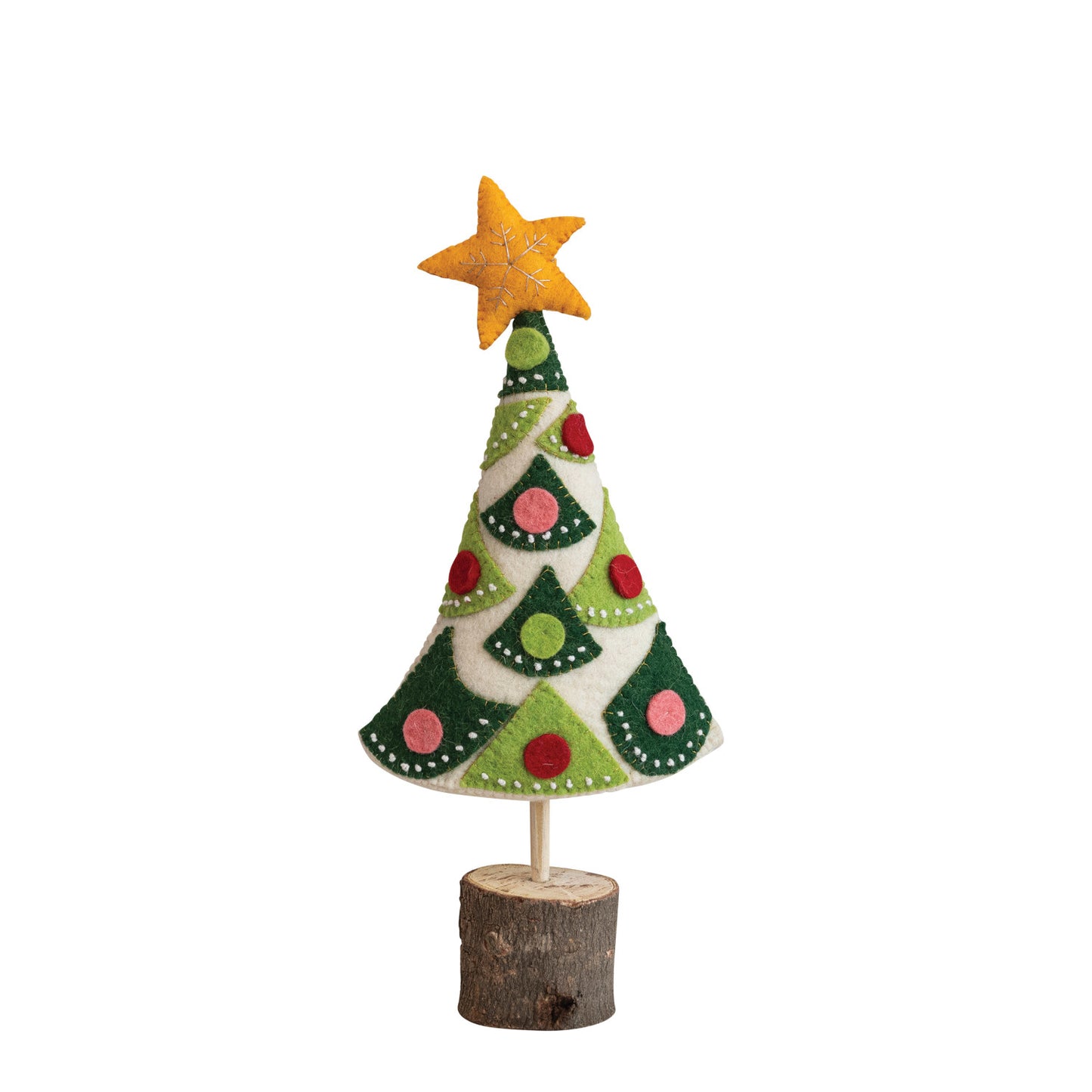 12" Tall Felt Tree w/ Star