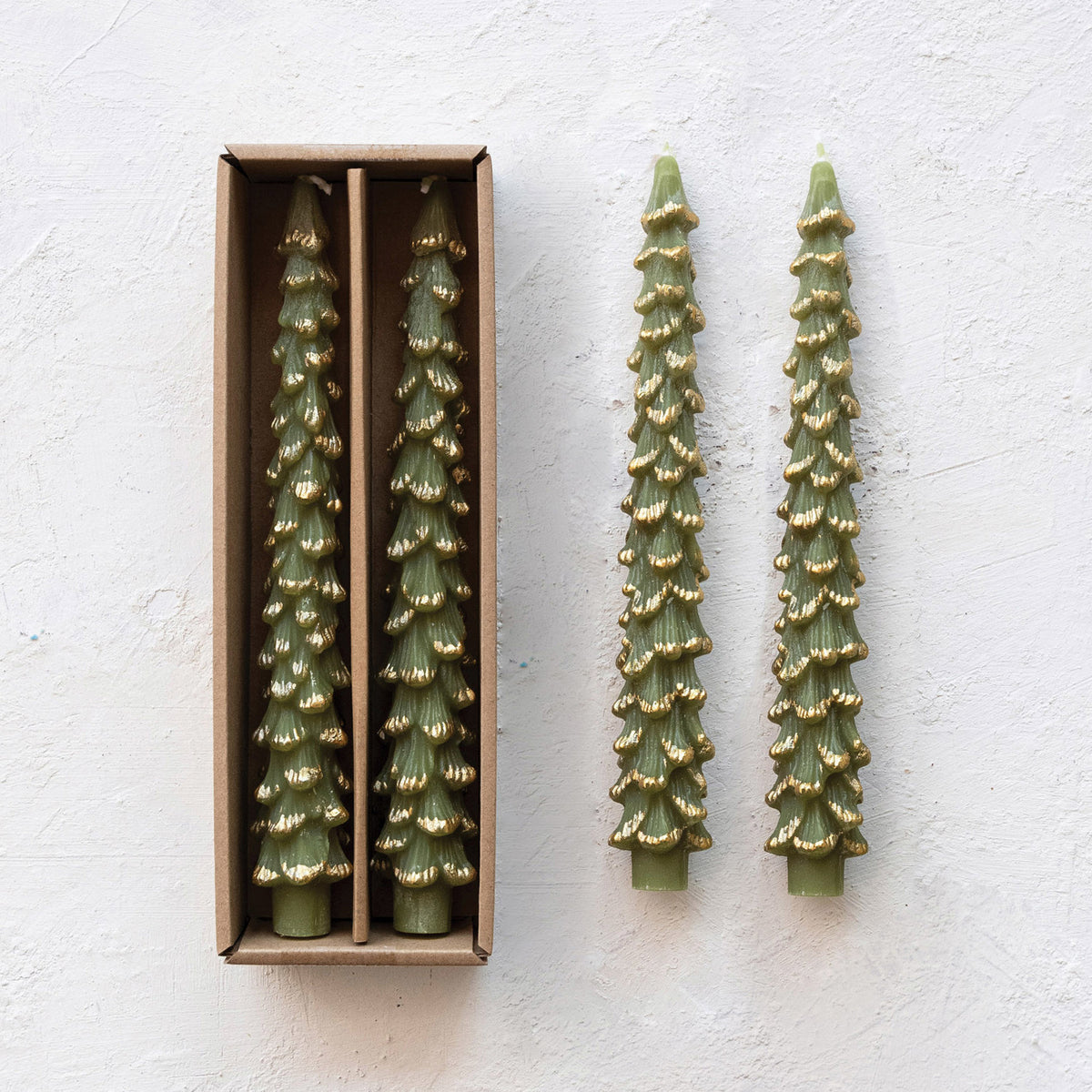Tree Tapers w/ Gold