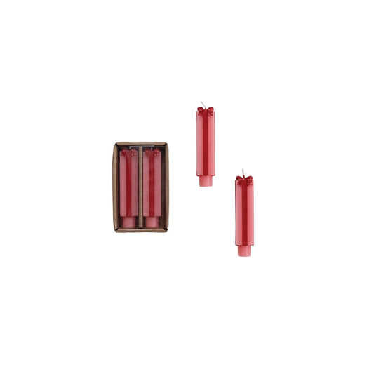 Pink and Red Bow Taper