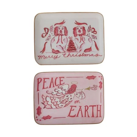 Metal Christmas Tray