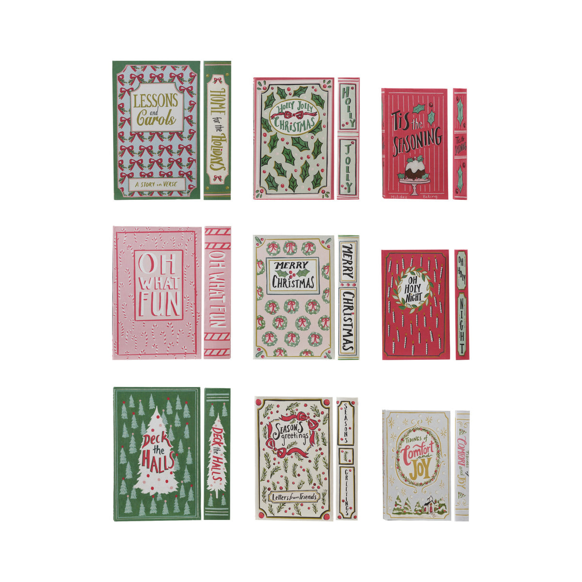 s/3 Christmas Book Boxes